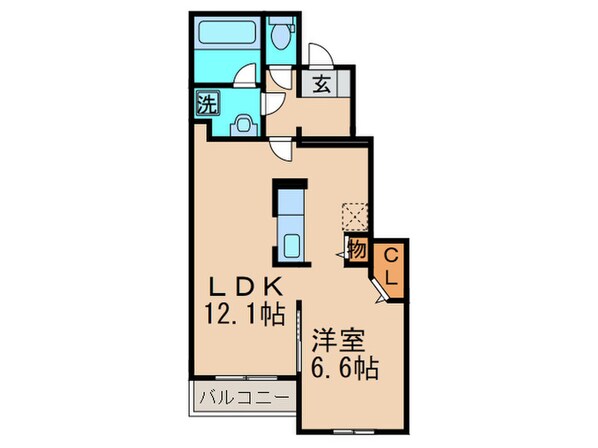 シェル　フィーユの物件間取画像